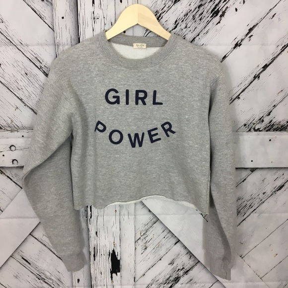 Brandy Melville Tops - John Gault Brandy Melville Girl Power Crew